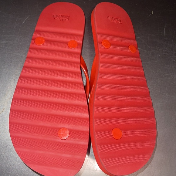 NEW!!! Coach red flip flops - Picture 9 of 10
